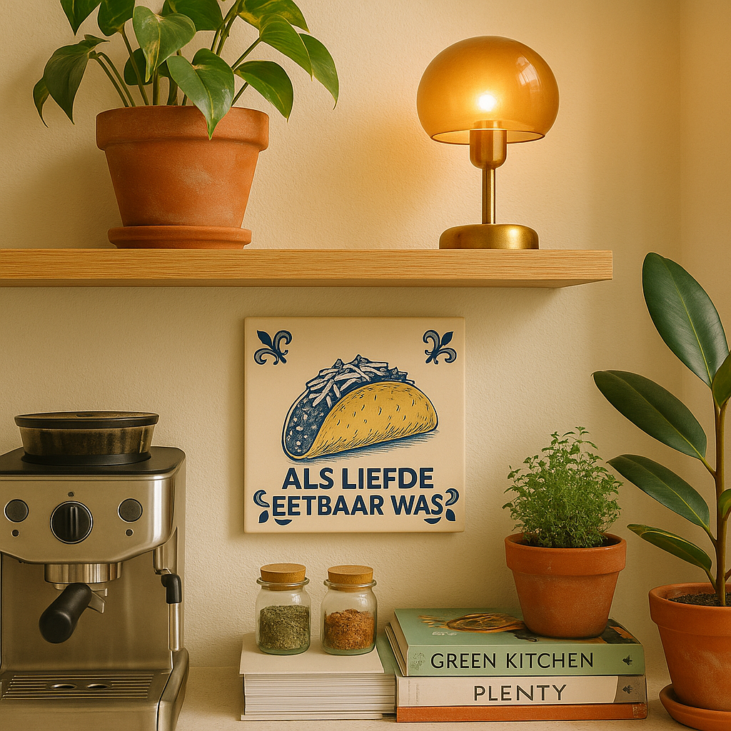 Tacos - Tile "If love were edible"