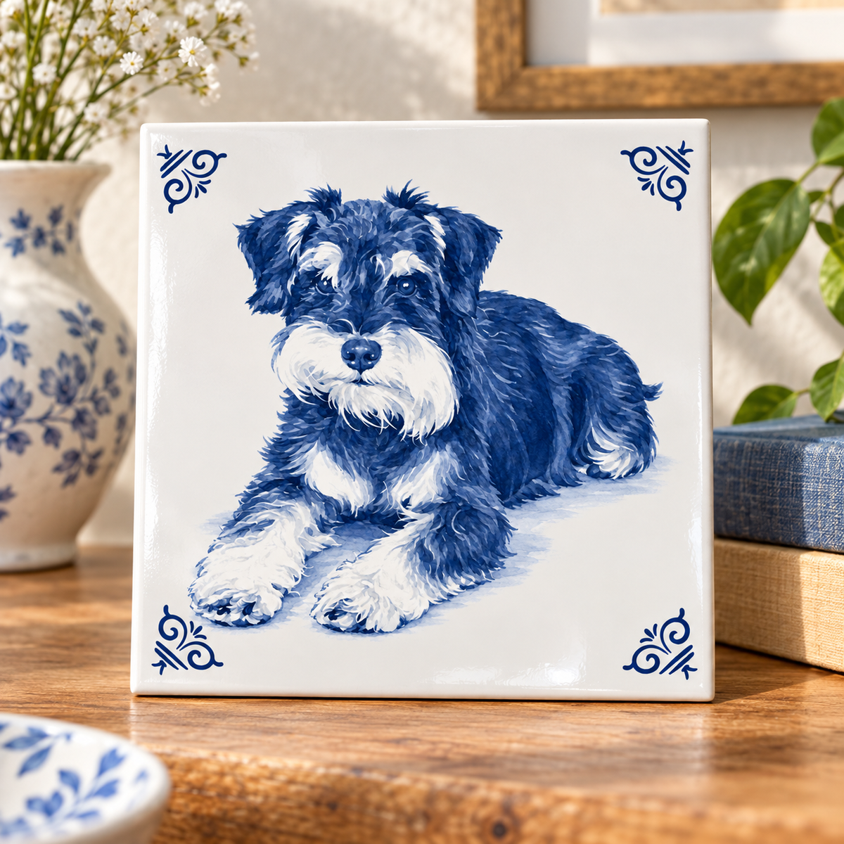 Tegelontwerp Schnauzer AT1775 lifestyle