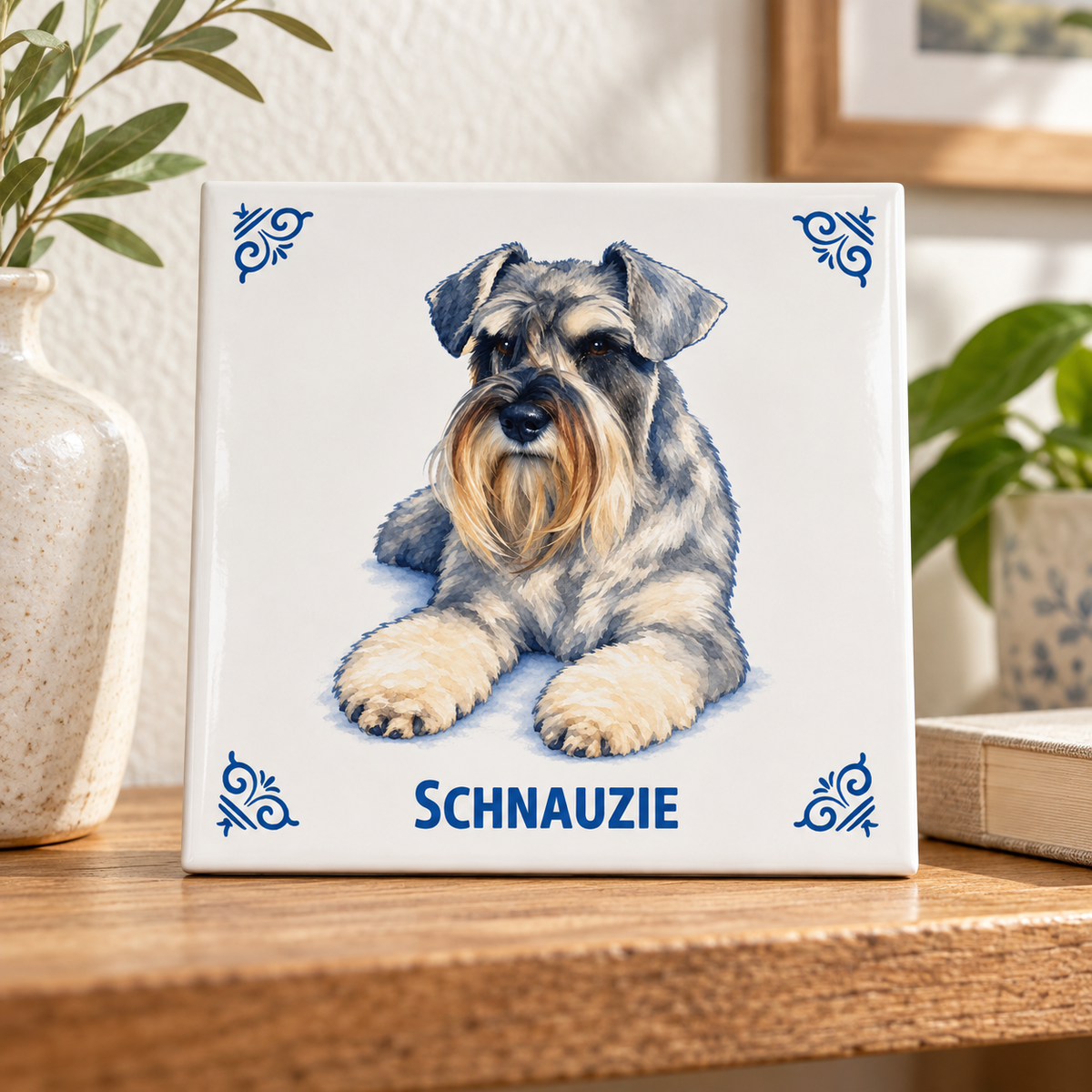 Tegelontwerp Schnauzie AT1998 lifestyle