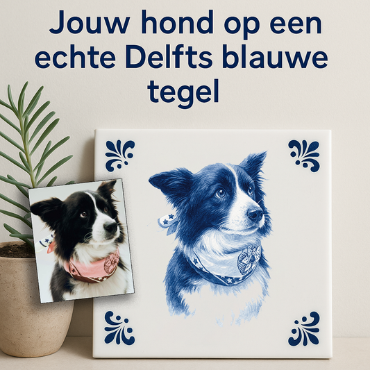 Make your own Delft Blue tile