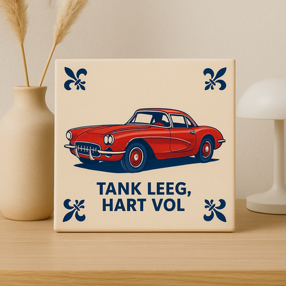 Chevrolet Corvette - Delft Blue Tile with Humor