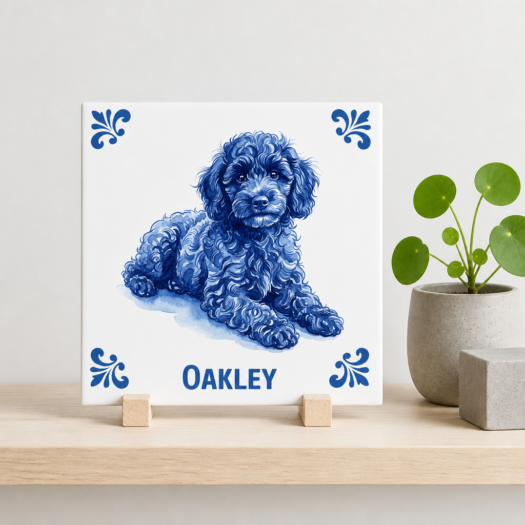 Delfts blauw tegelontwerp Oakley