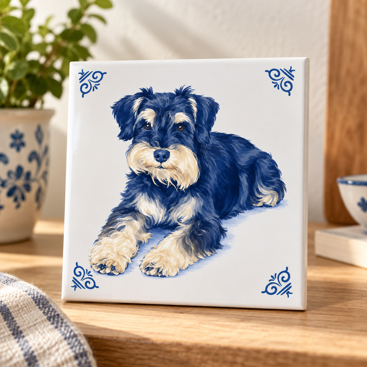 Tegelontwerp Schnauzer AT1774 lifestyle