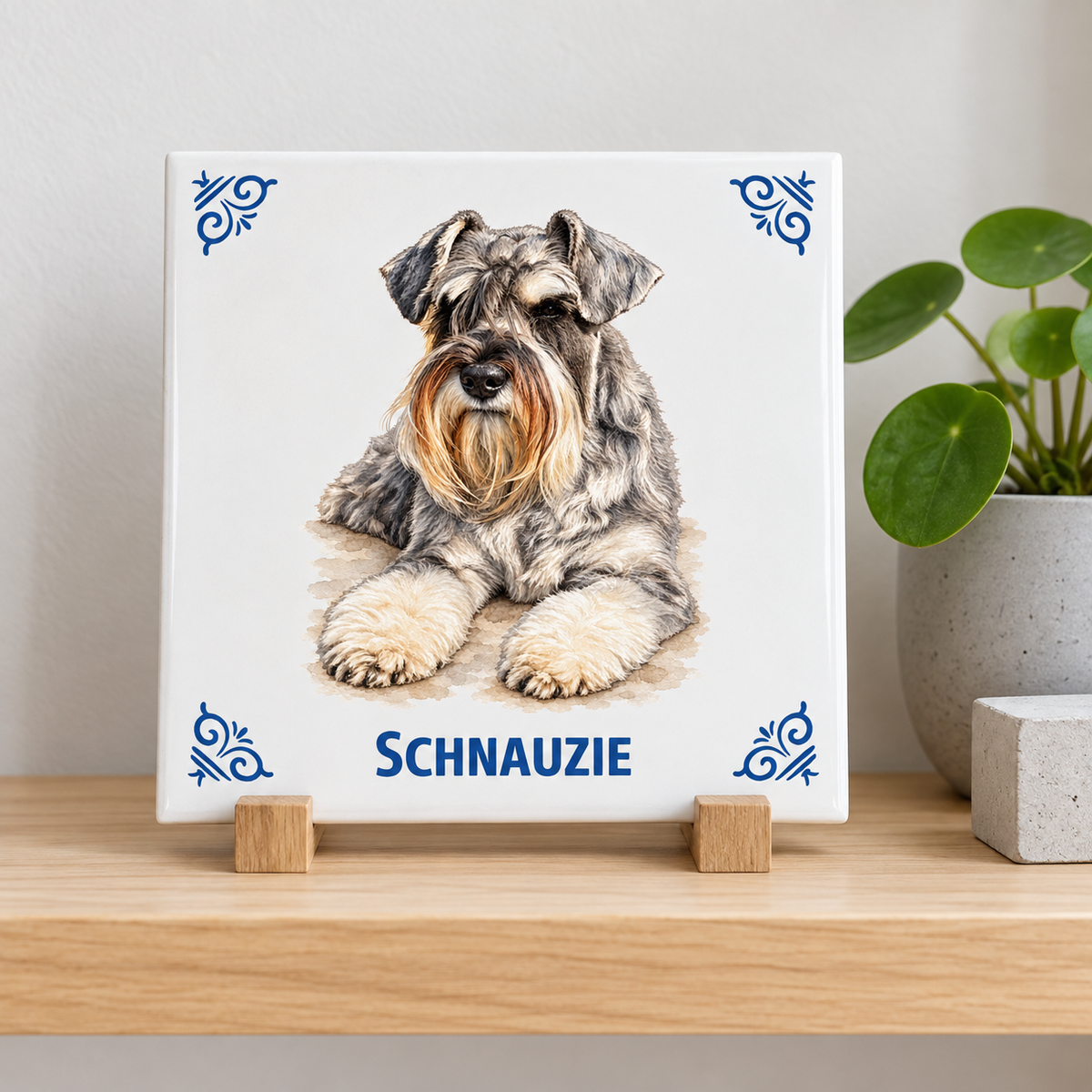 AT2007 Schnauzie tegelontwerp lifestyle