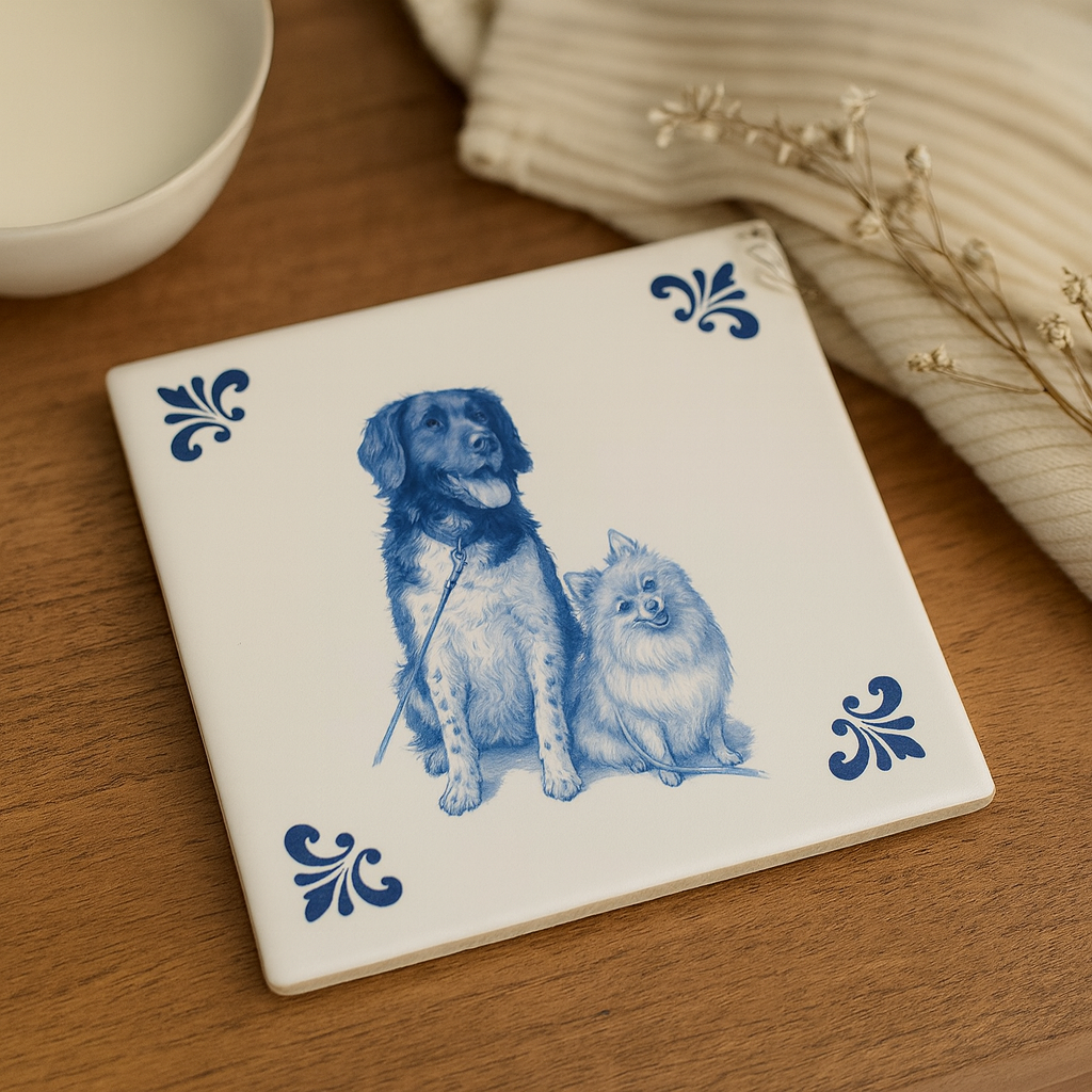 Make your own Delft Blue tile 