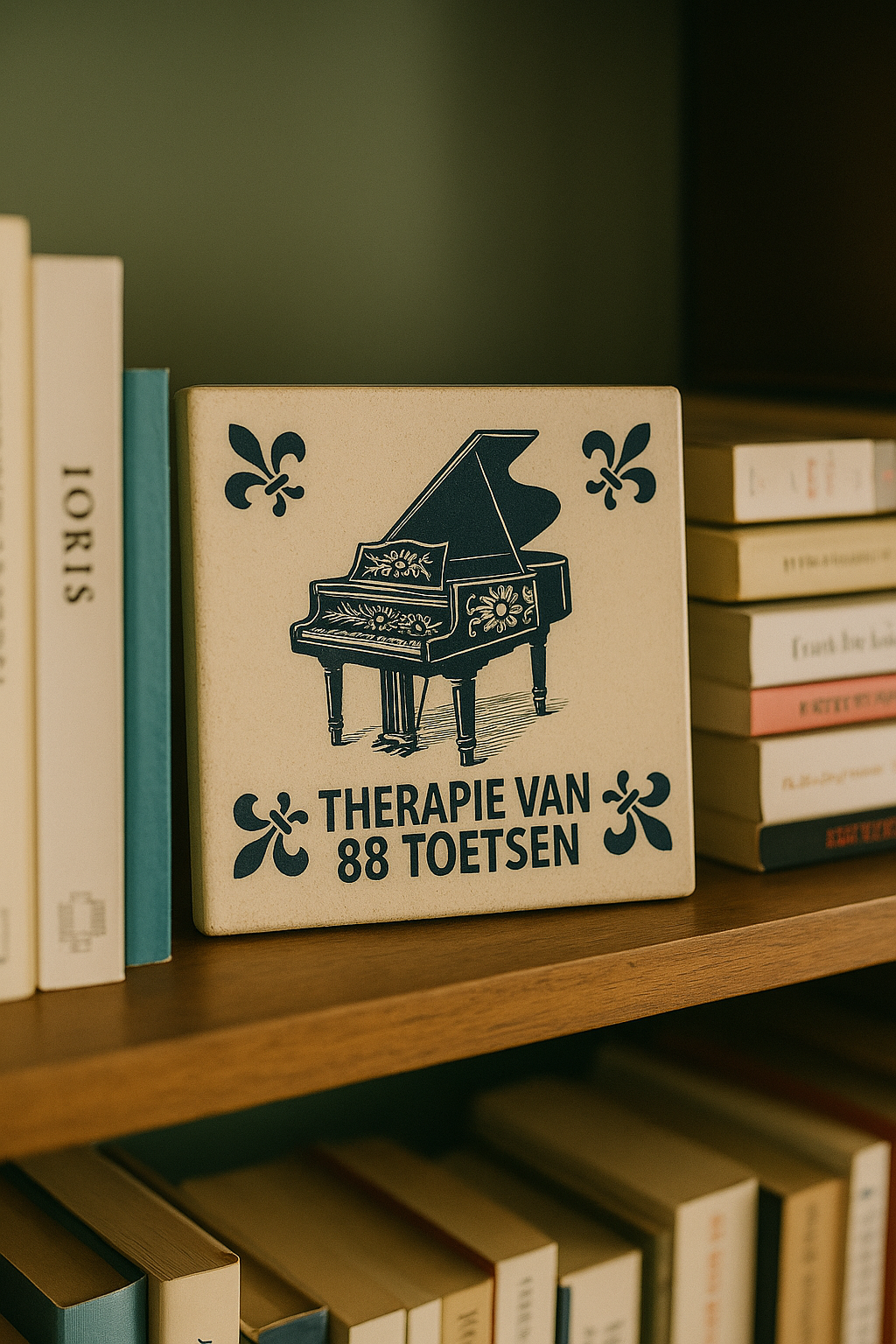 Piano - Therapie van 88 toetsen - Delfts Blauwe Tegel Met Humor