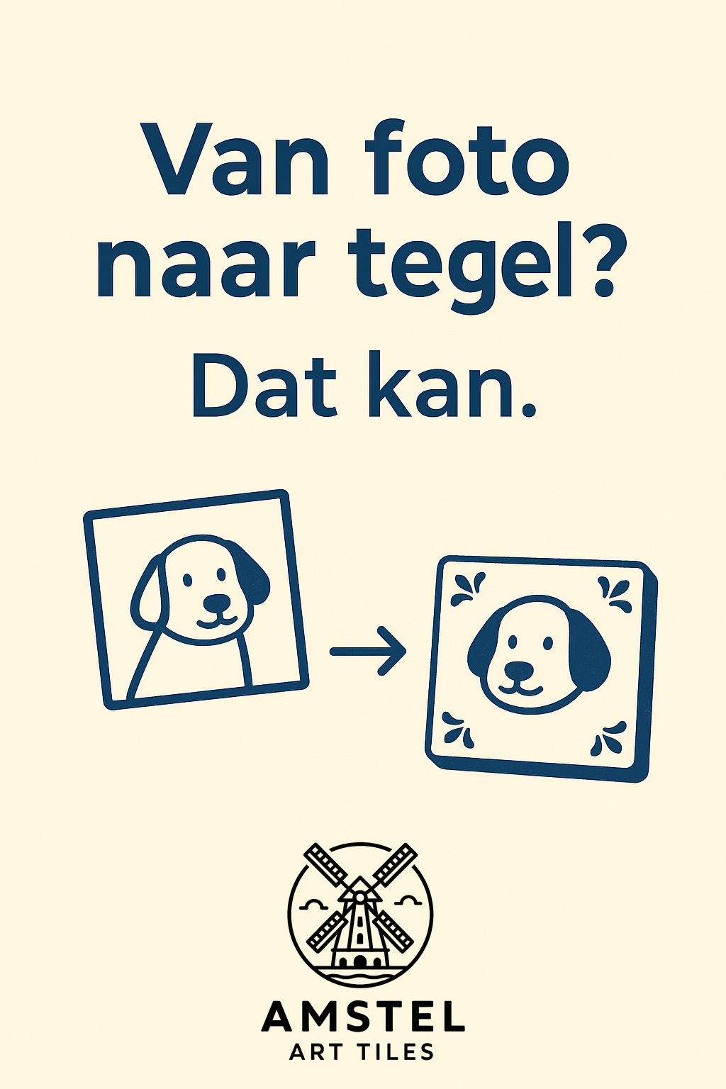 Maak je eigen Delfts Blauwe tegel