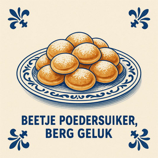 Beetje poedersuiker, berg geluk