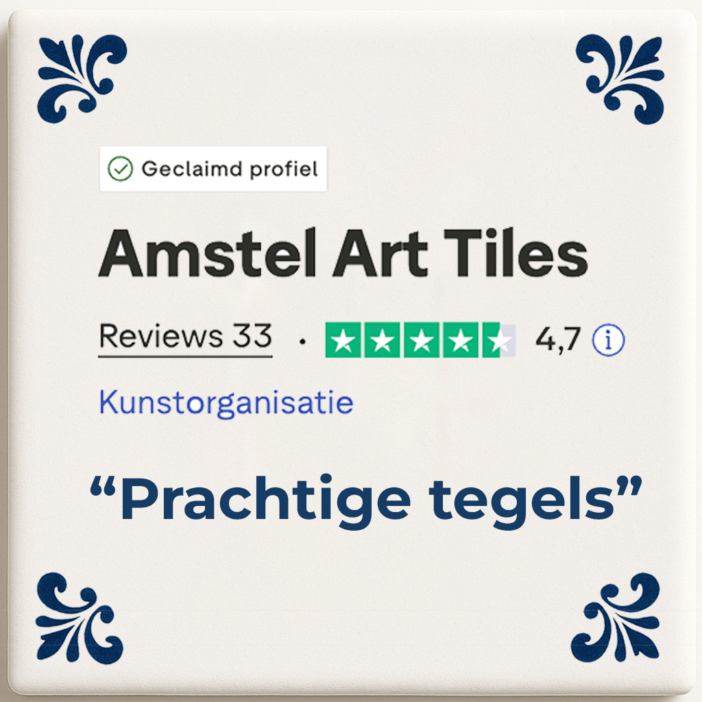 Make your own Delft Blue tile 