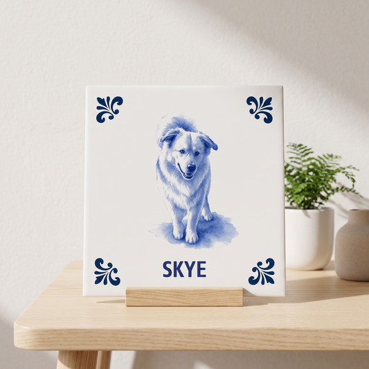 Delfts blauwe tegel Skye