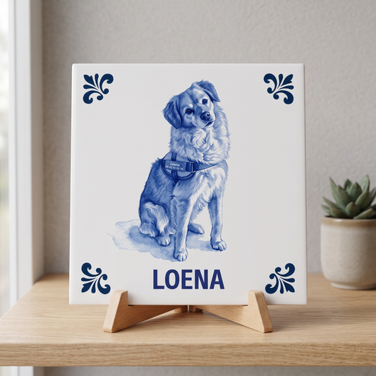 Delfts blauwe tegel Loena