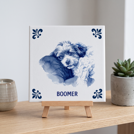 Delfts blauwe tegel Boomer