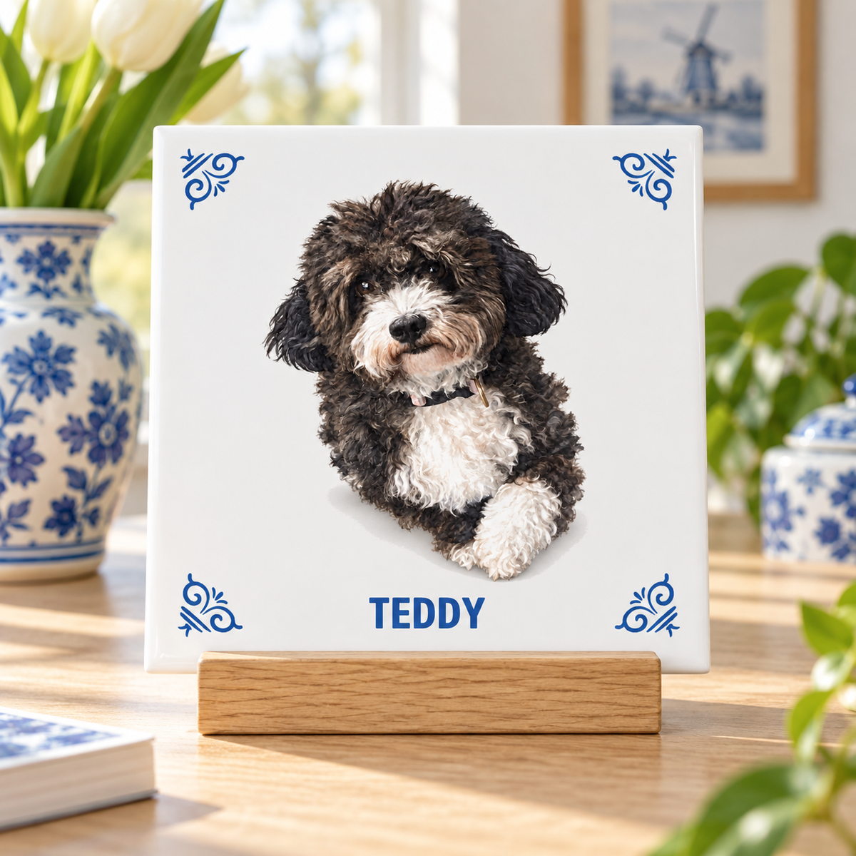 Tegelontwerp Teddy AT1907 met subtiele schaduw
