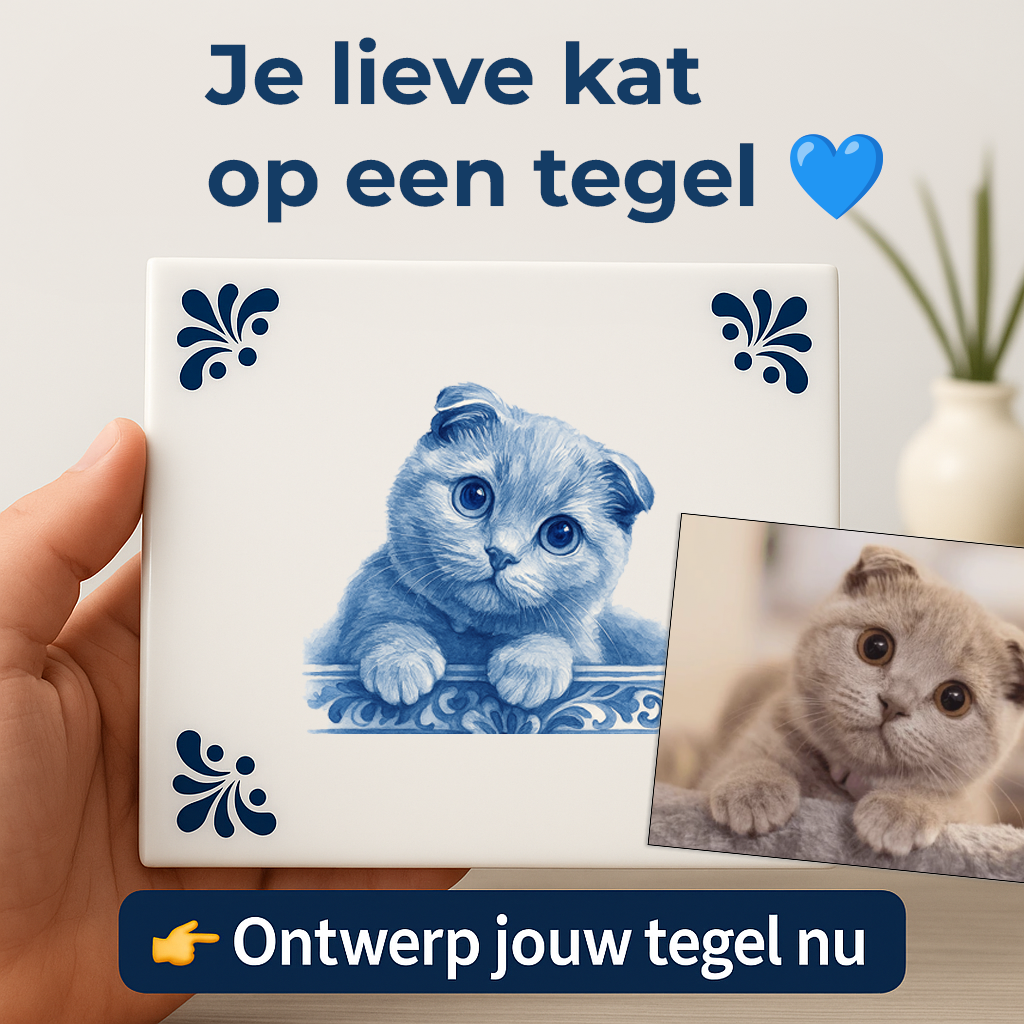 Make your own Delft Blue tile 