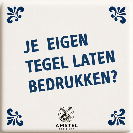 Make your own Delft Blue tile 