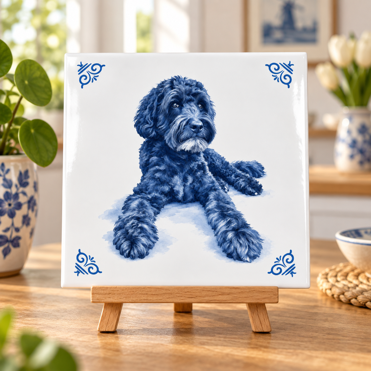 Persoonlijk tegelontwerp hond AT1881